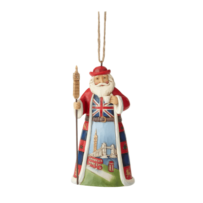 Jim Shore | British Santa Ornament
