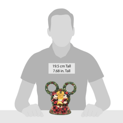 Jim Shore | Disney Mickey & Minnie Christmas Diorama Illuminated Figurine