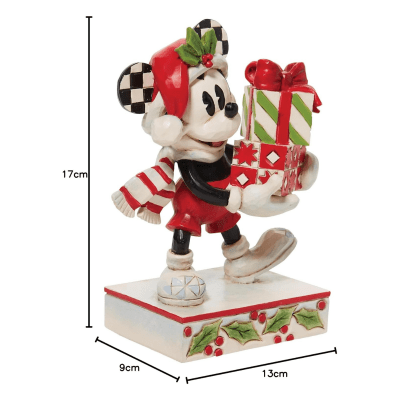 Jim Shore | Disney Mickey Stacked Presents Christmas Figurine