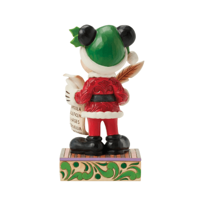 Jim Shore | Disney Santa Mickey with List Figurine