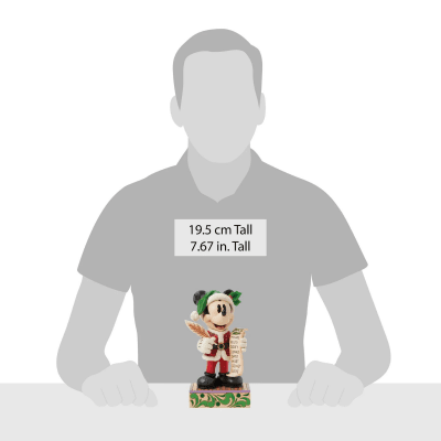 Jim Shore | Disney Santa Mickey with List Figurine