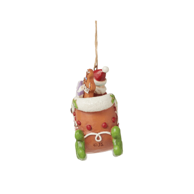 Jim Shore | Gingerbread Christmas Sleigh Ornament