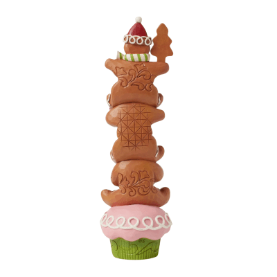 Jim Shore | Gingerbread Christmas Stacked Figurine