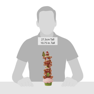Jim Shore | Gingerbread Christmas Stacked Figurine