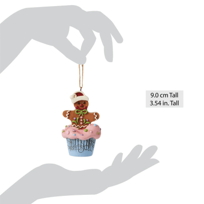 Jim Shore | Gingerbread Cupcake Ornament