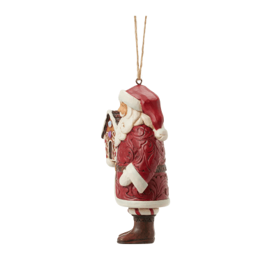 Jim Shore | Gingerbread Santa Ornament