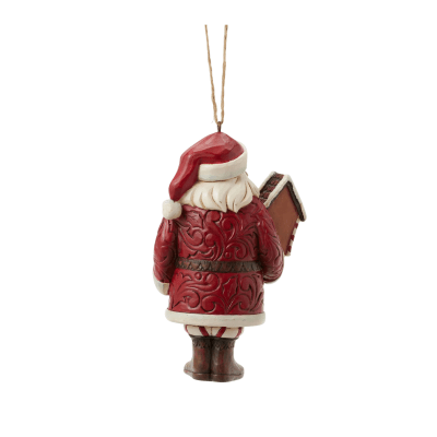 Jim Shore | Gingerbread Santa Ornament