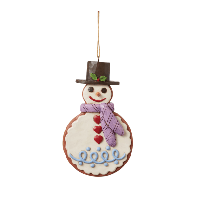 Jim Shore | Gingerbread Snowman Ornament