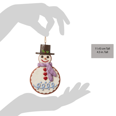 Jim Shore | Gingerbread Snowman Ornament