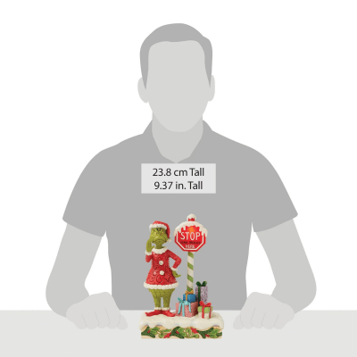 Jim Shore | Grinch by Stop Sign Illuminated Figurine