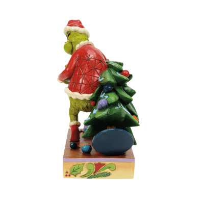 Jim Shore | Grinch Carrying/Stealing Christmas Tree Figurine