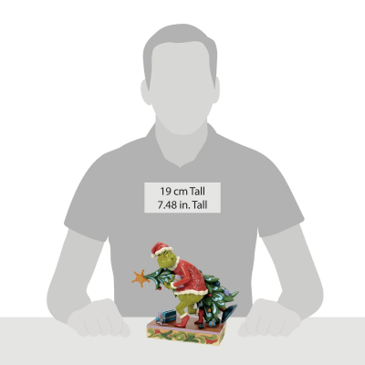 Jim Shore | Grinch Carrying/Stealing Christmas Tree Figurine