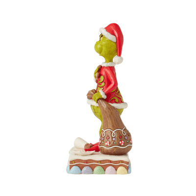 Jim Shore | Grinch Eating Gingerbread Figurine