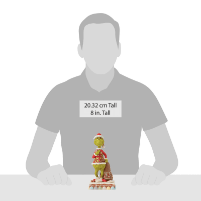 Jim Shore | Grinch Eating Gingerbread Figurine