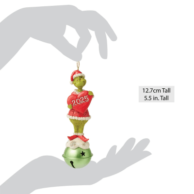 Jim Shore | Grinch on Bell 2025 Ornament