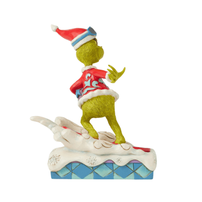 Jim Shore | Grinch Snowboarding Figurine