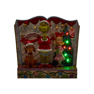 Jim Shore | Grinch with Max and Cindy Lou Figurine