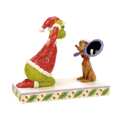 Jim Shore | Max Holding Mirror for Grinch Figurine