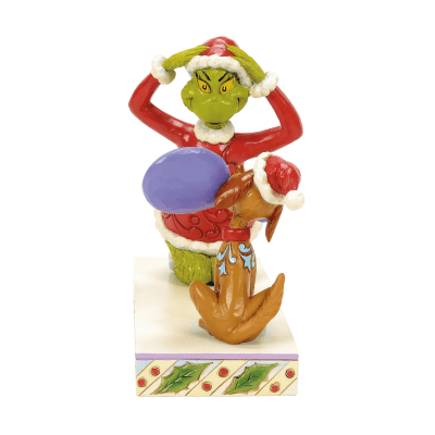 Jim Shore | Max Holding Mirror for Grinch Figurine