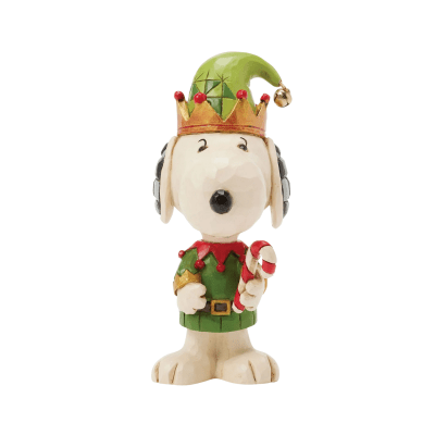 Jim Shore | Peanuts® Snoopy Christmas Elf Mini Figurine