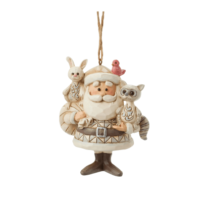 Jim Shore | Rudolph the Red-Nosed Reindeer 'Woodland Santa with Animals' Ornament
