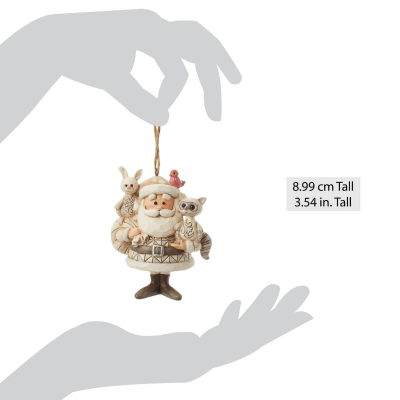 Jim Shore | Rudolph the Red-Nosed Reindeer 'Woodland Santa with Animals' Ornament
