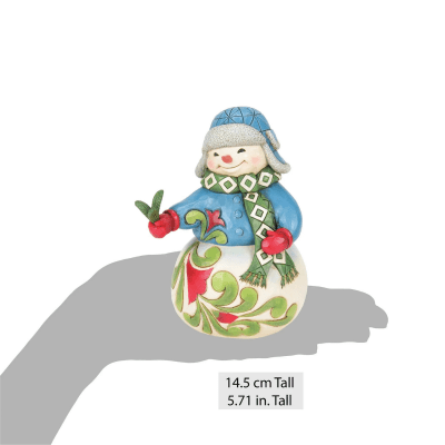 Jim Shore | Snowman Evergreen Sprig Figurine