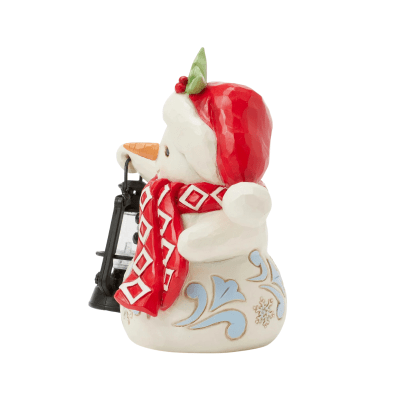 Jim Shore | Snowman Oversized Lantern Pint Figurine