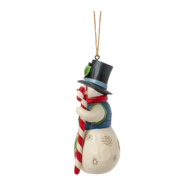 Jim Shore | Snowman with Candy Cane Ornament