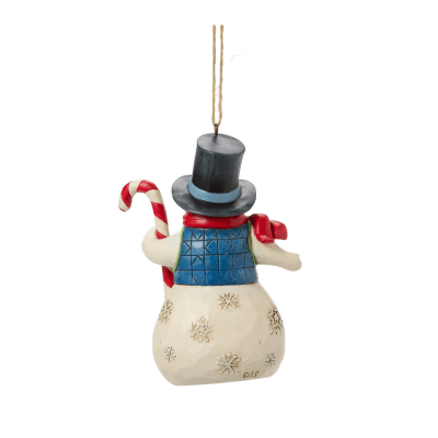 Jim Shore | Snowman with Candy Cane Ornament