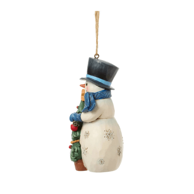 Jim Shore | Snowman with Christmas Tree Ornament
