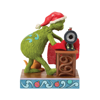 Jim Shore | Grinch Sewing Santa Suit Figurine