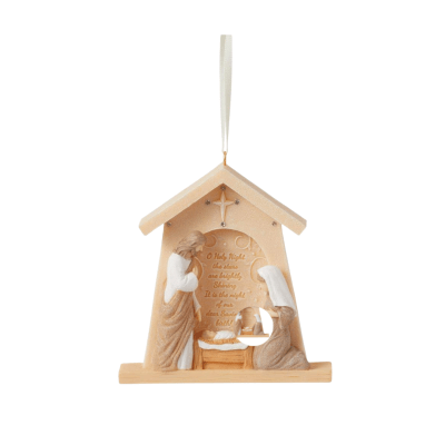 Foundations Nativity Creche Ornament
