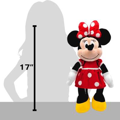 Disney Minnie Mouse Iconic Red Dress Plush