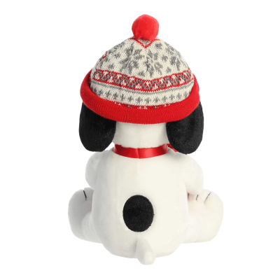 Aurora® Peanuts® Winter Hat Snoopy With Mug Plush