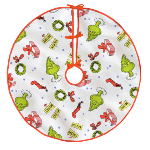 Dr. Seuss's How the Grinch Stole Christmas!™ Fabric Hallmark Tree Skirt, 48