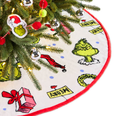 Dr. Seuss's How the Grinch Stole Christmas!™ Fabric Hallmark Tree Skirt, 48