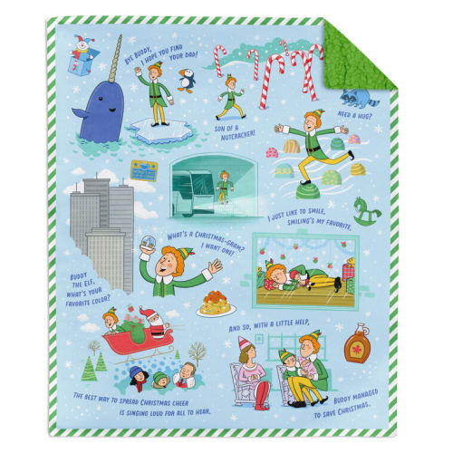 Elf Buddy the Elf™ Journey to New York Throw Blanket