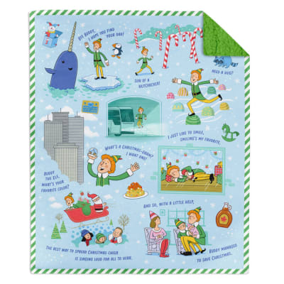 Elf Buddy the Elf™ Journey to New York Throw Blanket