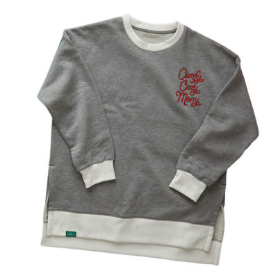 Hallmark Channel Comfy Cozy Merry Gray Sweatshirt