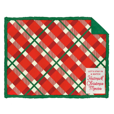 Hallmark Channel Let's Stay In Oversized Throw Blanket