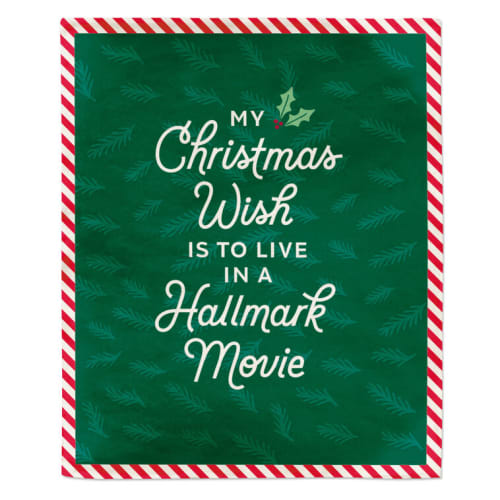 Hallmark Channel My Christmas Wish Throw Blanket