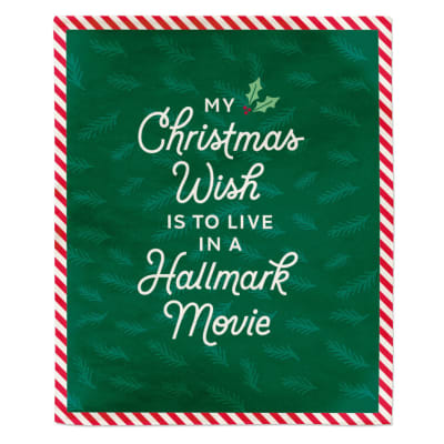 Hallmark Channel My Christmas Wish Throw Blanket
