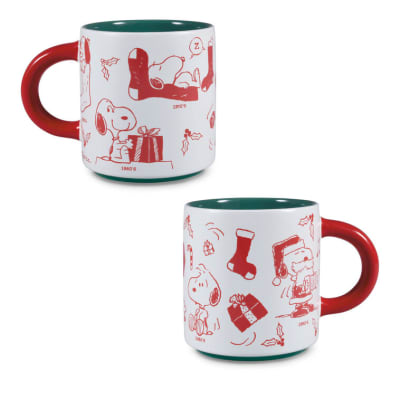 Peanuts® Holiday Snoopy Through the Decades Mug