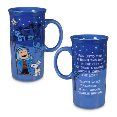 Peanuts® Shepherd Linus and Sheep Snoopy Nativity Scene Mug