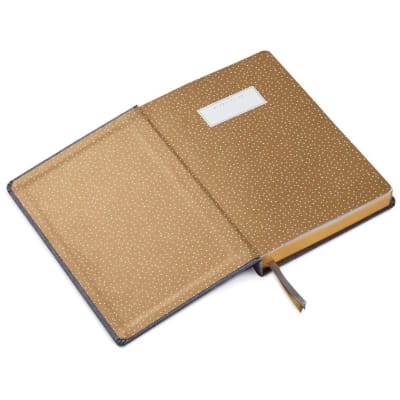 Grey Chambray Dear Self Pencils Notebook