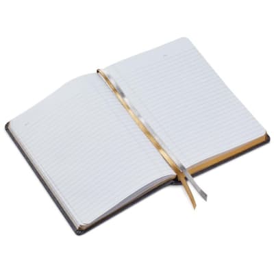 Grey Chambray Dear Self Pencils Notebook