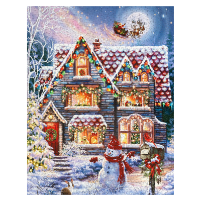 Christmas Eve Cottage 1,000-Piece Puzzle