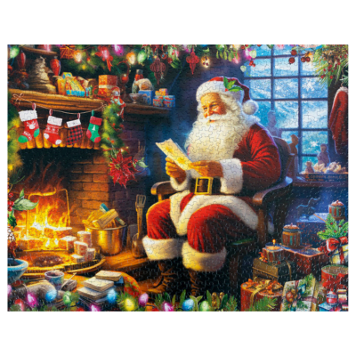 Santa's Naughty or Nice List 1,000-Piece Puzzle