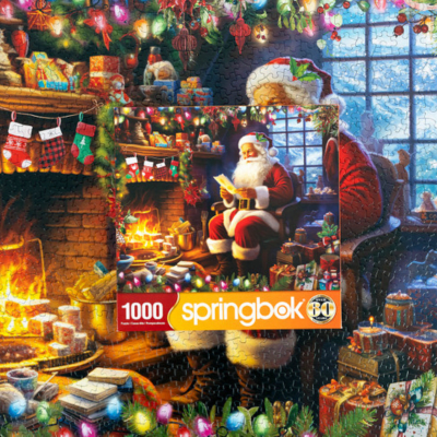 Santa's Naughty or Nice List 1,000-Piece Puzzle